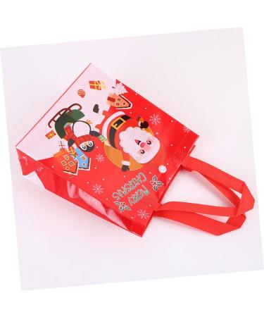 PRETYZOOM Santa Bags 12pcs Christmas Bag Candy Bags Packing Bag Candy Bag for Christmas Three-dimensional Tote Bag - Buy Online on GoSupps.com