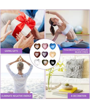 Osdue 9-Piece Colorful Crystal Stones Set | Healing Gemstones for Meditation Chakra & Energy | Perfect Gift for Children & Lovers - Buy Online on GoSupps.com