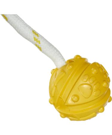 Trixie 33481 Natural Rubber Ball on Rope - Floats 4.5 Diameter for Dogs | International Shipping Available - Buy Online on GoSupps.com