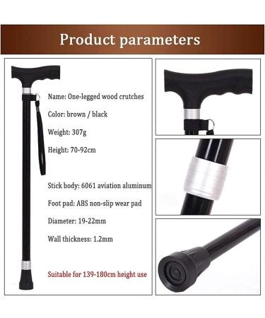 Canes Elderly Cane Old Man Walking Stick Tapping Stick T Handle Baston Elder Stable Crutch Hiking Elderly and Arthritis Seniors Disabled Black Walk for Elderly Safehappy - Buy Online on GoSupps.com