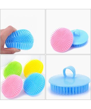 Frcolor 4-Piece Massage Comb Set | Silicone Scrubber & Scalp Massager for Hair Care | International Shipping Available - Buy Online on GoSupps.com