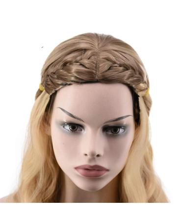 BGHJUE Blonde Gradient Braided Long Curly Heat Resistant Wig for Women - Premium Quality Blonde Hair - Buy Online on GoSupps.com