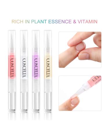 Coscelia Cuticle Care Oil Set - 6x Mix Flavor Nail Oil Brush Pens for Healthy Nails | International Shipping Available - Buy Online on GoSupps.com