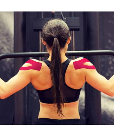 Kinesiology Tape 2 x 16' Orange - Relieve Muscle Soreness, Waterproof, Hypoallergenic - Pack of 1 - Buy Online on GoSupps.com