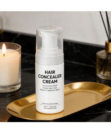  Nuhjytgf Concealer Cream for Hair Waterproof Coverage 30ml Black Scalp Coverage Solution Bald Spot Corrector Sweat Resistant and Natural Look For Use - Buy Online on GoSupps.com
