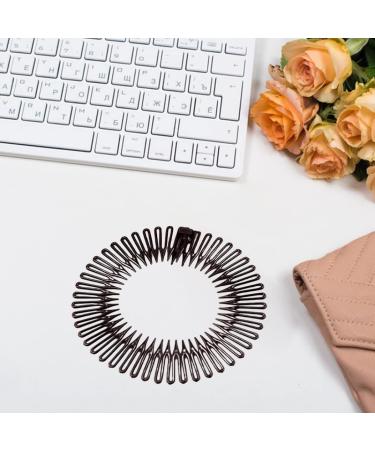 Full Circle Headband Stretch Hair Comb Headband Flexible Hair Accessories for Women Girl hair comb headband - Buy Online on GoSupps.com