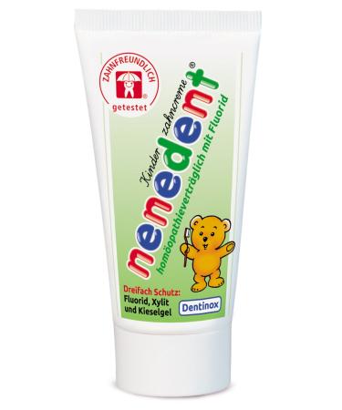 Nenedent Children's Toothpaste Homeopathy-Compliant With Fluoride Pack of 6 (6 x 50 ml) ml (Pack of 6)