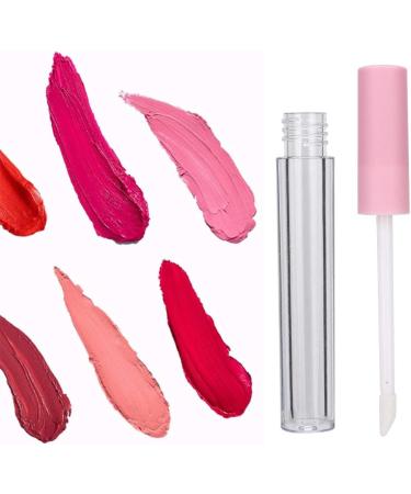 Brrnoo 10-Pack Refillable Lip Gloss Bottles | DIY Empty Lip Balm Containers | Travel Makeup Accessories (2.5 ml Each) - Buy Online on GoSupps.com