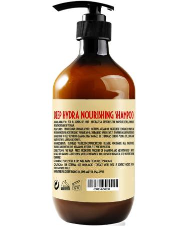 Moroccan Argan Oil Shampoo - Sulfate & Paraben Free Treatment for All Hair Types - Hydrating & Nourishing Formula for Women and Men - Buy Online on GoSupps.com