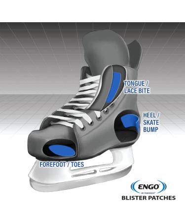 ENGO Heel Blister Patches (2 Patches) | Prevent Blisters for Tennis Shoes, Athletes, Runners, High Heels, Dress Shoes - Buy Online on GoSupps.com