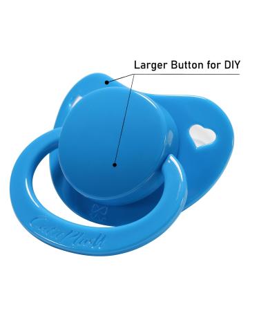 CutiePlusU Adult Size Pacifiers 3 Pack - Navy Blue Dark Pink Deep Purple | Quality Comfort for Adults - Buy Online on GoSupps.com