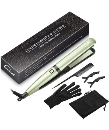 Culwad 25mm Iron Hair Smoothing Tool - Ceramic Plates Digital Display Dual Voltage Auto Shut-off - Green - Buy Online on GoSupps.com