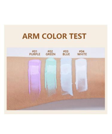 MAEPEOR Moisturizing Face Primer - Long Lasting Matte Formula for Uneven Skin Tones 4 Colors Available - Brightening & Hydrating Makeup Base - Buy Online on GoSupps.com