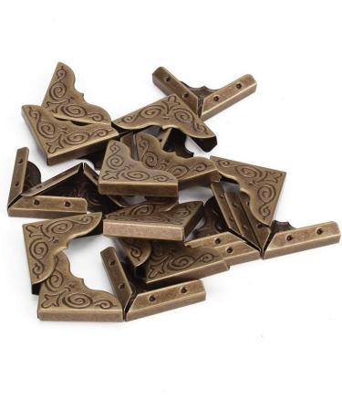 20pcs Bronze Metal Book Corner Guards - Scrapbook & Photo Album Decoration - Buy Online on GoSupps.com