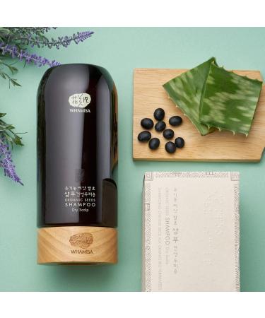 Whamisa Organic Seed Shampoo for Dry Scalp - Moisturizing Low pH Itchy & Dandruff Relief | K-Beauty Refill - Buy Online on GoSupps.com