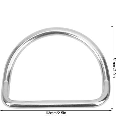 BuyWeek Diving Weight Belt D Rings - 2Pcs Stainless Steel Bent Diving D Rings for 2.0 Webbing Weight Belt | Outdoor Activities Accessory - Buy Online on GoSupps.com