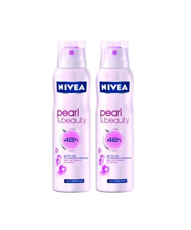 Nivea For Women Pearl Beauty Deodorant (150Ml) (Pack Of 2)