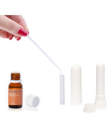 Zison Nasal Inhaler Tubes Kit - 24 Empty Tubes with Wicks, 36 Stickers, Droppers & Tweezers - Buy Online on GoSupps.com