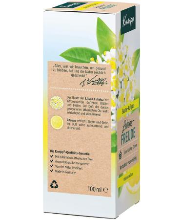 Kneipp Sauna Infusion Zest for Life - Natural Essential Oils of Litsea Cubeba & Lemon - Vitalize Body & Mind - 100 ml (1 Pack) | International Shipping - Buy Online on GoSupps.com