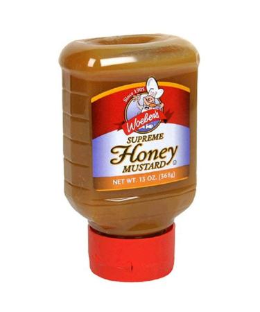Woeber's Supreme Honey Mustard, Six 13-Ounce Units 78-Ounces (Pack of 6)