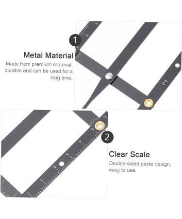 Beavorty Eyebrow Scale Eyebrow Stencil Makeup Ratio Eyebrow Measure Tool Eyebrow Shaping Kit for Women - Buy Online on GoSupps.com