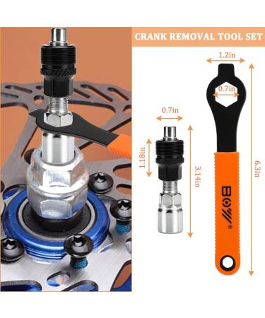 Grednfhat Bike Tool Kit - Bicycle Crank, Cassette, Rotor Lockring, Bottom Bracket, and Pedal Wrench Set for Practical Bike Repairs - Buy Online on GoSupps.com