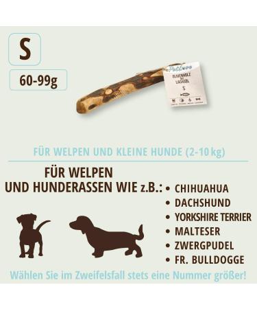 Petlove Olive Wood Dog Toy with Salmon Oil - Long-lasting Chew & Dental Care for Puppies - Size S (60-99g) - Buy Online on GoSupps.com
