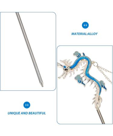 Beaupretty Chinese Hair Stick Metal Hairpin Vintage Hair Stick Chinese Hair Chopstick Dragon Hair Stick Hair Accessories for Women - Buy Online on GoSupps.com
