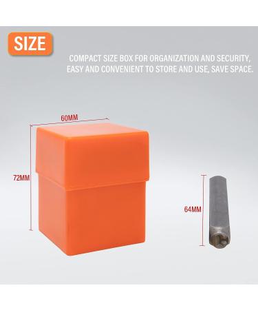 36PC Metal Letter Punch Set 1/4 (6mm) - Steel Number and Letter Stamp Kit for Metal, Plastic, Wood, Leather - Buy Online on GoSupps.com