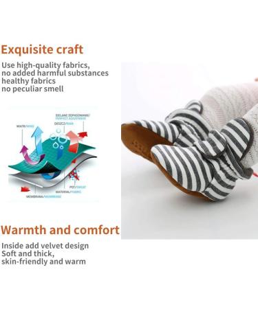 EDOTON Unisex Winter Newborn Boots | Non-Slip Sole | Adjustable Bootie Sock | 0-6 Months - Buy Online on GoSupps.com
