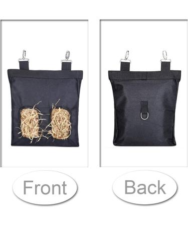 Rabbit Hay Feeder Bag Small Animal Hanging Feeder Sack Oxford Cloth Fabric Guinea Pig Hay Feeder for Rabbit Guinea Chinchilla Black - Buy Online on GoSupps.com