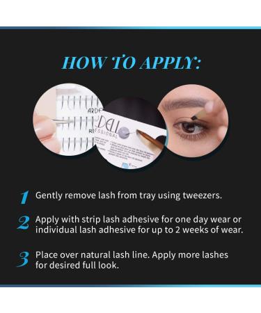 Ardell False Eyelashes Regular Short Black 4 Pack - Natural Look and Easy Application - Buy Online on GoSupps.com