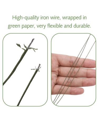 SOCNITC 100pcs Floral Wire Dark Green  22 Gauge Flower Wire Sticks Floral Supplies 14 inches for Bouquet Stem Wrap Floral Arranging Craft Projects Corsages  Wedding Bouquet  22 Gauge 100 pcs Dark Green - Buy Online on GoSupps.com