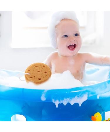 FRCOLOR Exfoliating Bath Sponge Shower Brush 4pcs Set for Soft Skin Cleaning - Body Scrubberwash for Women, Men, and Kids - Buy Online on GoSupps.com