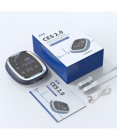 KTS Sleep Aid Device - CES 2.0 Hypnotic Muscle & Nerve Stimulator for Anxiety, Migraines, Headaches - Rechargeable Portable Insomnia Relief - Buy Online on GoSupps.com