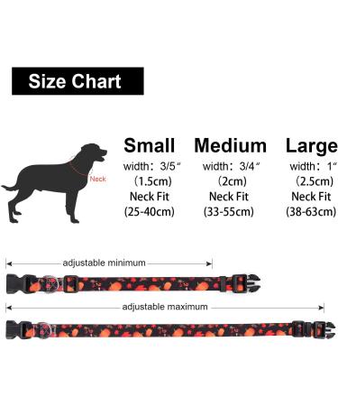 Suredoo Adjustable Soft Nylon Dog Collar for Small & Medium Dogs Comfort Fit Pumpkin Color (S: 25-40 cm) - Buy Online on GoSupps.com