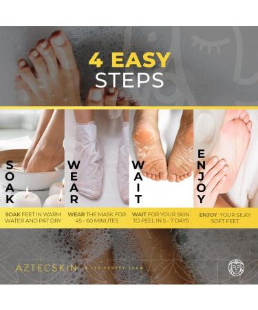 Mask London Foot Peel Mask - Exfoliating Treatment for Callus, Cracked Heels, and Hard Skin - Moisturizing Foot Mask for Baby Soft Feet - Buy Online on GoSupps.com
