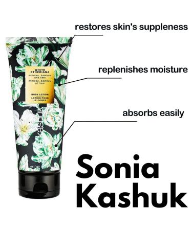 Sonia Kashuk White Etheriana Moisturizing Body Lotion - Luxurious Hydration for All Skin Types | International Shipping - Buy Online on GoSupps.com