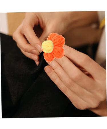 Tofficu Floral Brooch Pin 30 Pcs Hairpin Accessories Crochet Hook Hair Accessories for Kids Diy Flower Charm Wedding Toddler - Buy Online on GoSupps.com