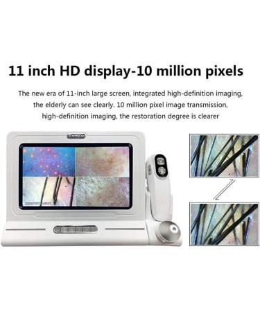COYEUX Skin Hair Analyzer Digital Microscope Skin Diagnostic Analyzer 11 Inch HD LCD Screen with 50X 200X for Skin Hair Care - Buy Online on GoSupps.com