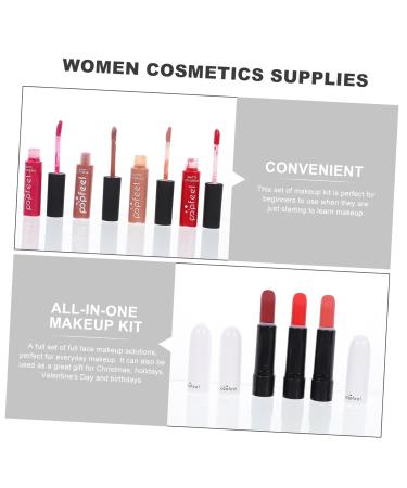 POPETPOP Women's Makeup Set - 2 Set Multi Makeup Kit & Professional Brush Kit for Flawless Looks | International Shipping - Buy Online on GoSupps.com