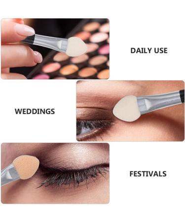 Baluue 72 Pcs Latex Eye Shadow Stick Eyebrow Brush Applicator Eyeshadow Blending Brush Red Eyeshadow Sponge - Buy Online on GoSupps.com