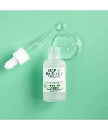 Mario Badescu Anti-Aging Face Serum Duo - Vitamin C & Super Peptide Vitamin C Peptides & Hyaluronic Acid Targets Fine Line & Wrinkle for Radiant Smooth Skin (1 Fl Oz Each) - Buy Online on GoSupps.com