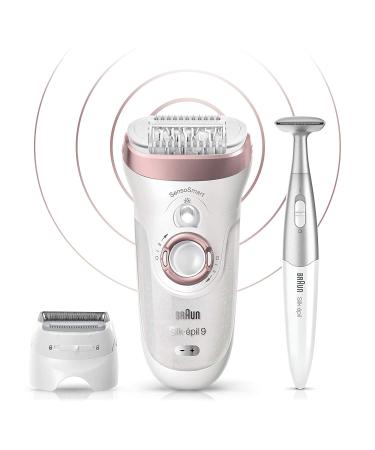 Braun Silk-أ©pil 9 9-890 Women's Facial Hair Removal, Bikini Trimmer & Shaver - Cordless, Wet & Dry with 7 Extras - Buy Online on GoSupps.com