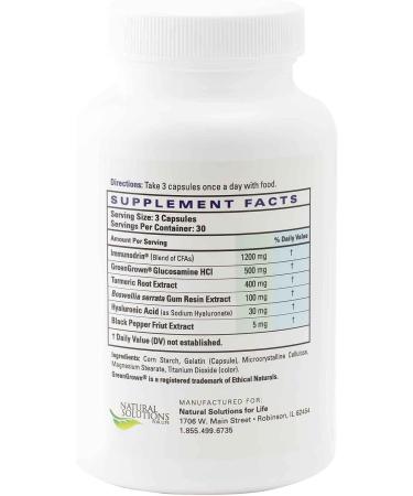 SYNODRIN Triple Action Joint Health Supplement with Glucosamine, Turmeric & Omega-5 - 90 Capsules - Buy Online on GoSupps.com