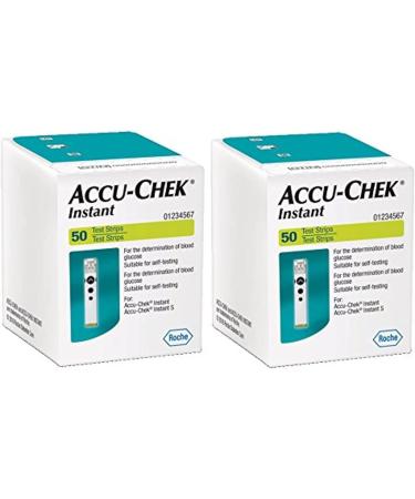 Instant GLUCOMETER 100 Test Strips with 100 lancets Free