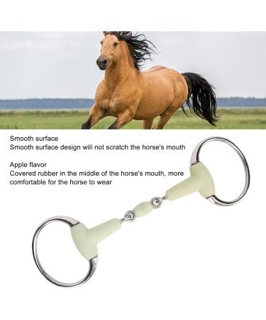 Flexman Stainless Steel Horse Bit with Rubber Wrap - Fruit Flavored Happy Mouth Bit for Training & Racing - International Shipping Available - Buy Online on GoSupps.com