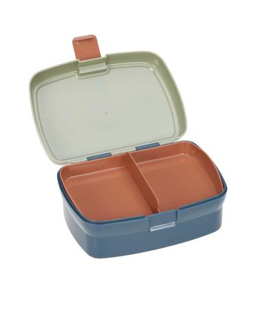L SSIG Children's Lunch Box with Removable Dividers | BPA-Free & Happy Prints - Blue | International Shipping Available - Buy Online on GoSupps.com
