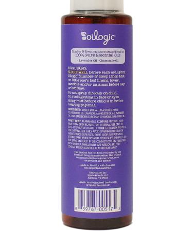Oilogic Slumber & Sleep Spray for Babies & Toddlers - Calming Aromatherapy Mist 2 Pack 4 Fl Oz - Buy Online on GoSupps.com