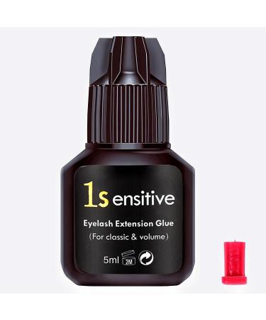 5ml Black Eyelash Extension Glue for Sensitive Eyes | Super Strong Lash Adhesive with Fast Drying Time | 6-7 Weeks Super Stay | Ideal for Lash Techs - Buy Online on GoSupps.com
